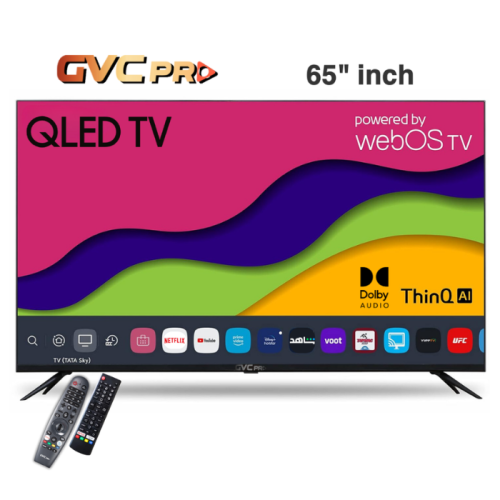 شاشة جي في سي برو QLED سمارت 65 بوصة 4K WebOS ماجي...