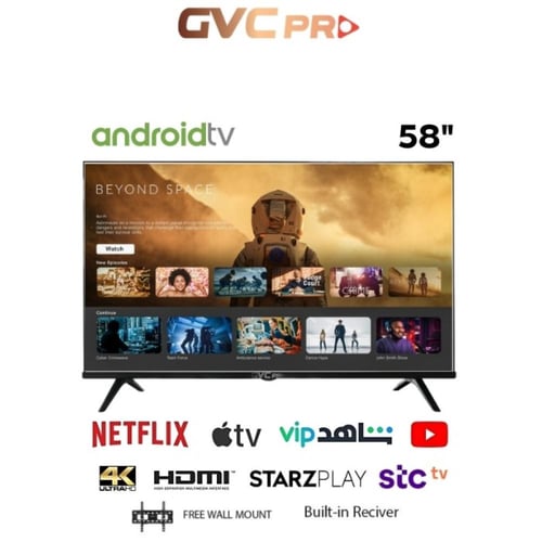 شاشة JVC برو 58 بوصة سمارت 4K – وضوح فائق وحجم عمل...