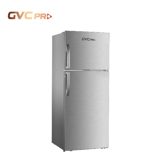 ثلاجة GVC PRO بابين 10.2 قدم – سلفر موفرة للطاقة م...