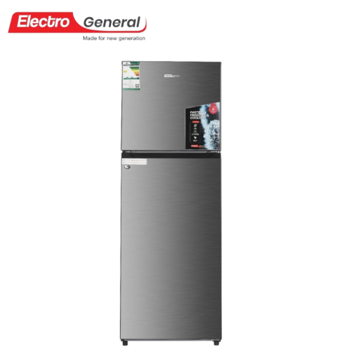 ثلاجة الكترو جنرال بابين 11.7 قدم (333 لتر) فضي، ت...