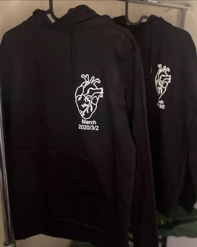 هودي القلب hoodie