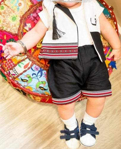 طقم شالكي اطفال بالاسم