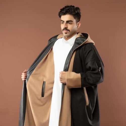 فروه رجالي أنيقة تنلبس جهتين