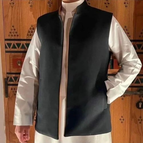 سديري دبل فيس اسود مع جملي