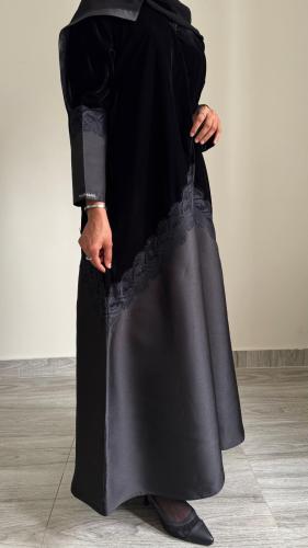 عبايه شتويه مخمل