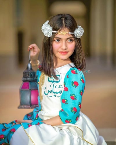 فستان شالكي مظرز