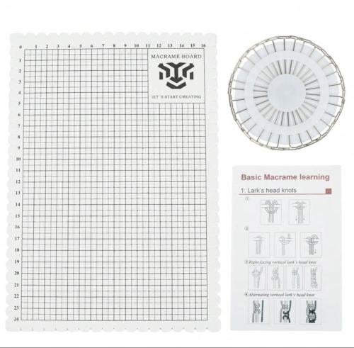 لوح تثبيت الأعمال المكرمية و الكروشيه