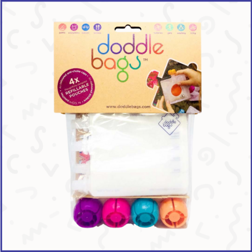 أكياس طعام قابلة لإعادة الاستخدام 100 مل عدد 4