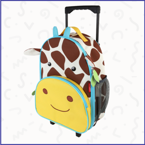 سكيبهوب - شنطة بعجلات بتصميم زرافة
