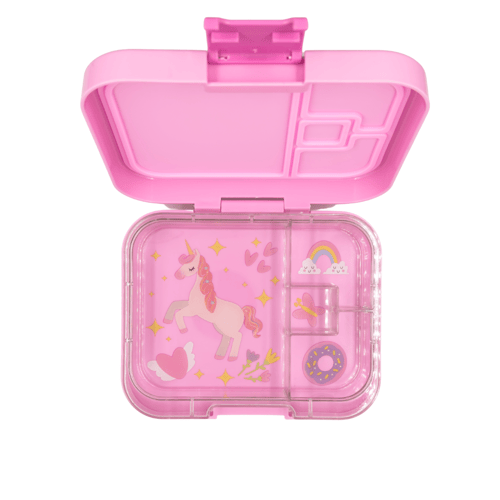 تايني ويل - صندوق طعام أربع أقسام زهري