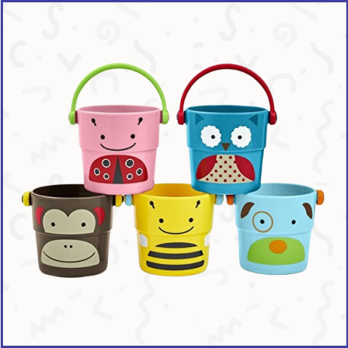 سكيبهوب - دلاء لعبة الاستحمام للرضع