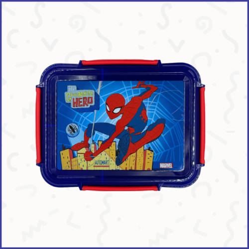 صندوق طعام الرجل العنكبوت-3 اقسام