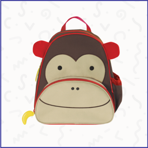 سكيبهوب - شنطة ظهر زوو بتصميم قرد