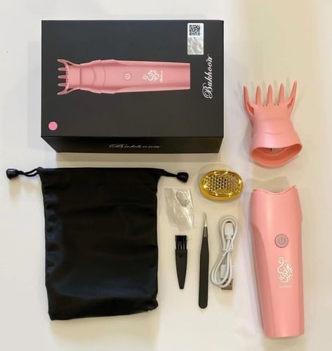 مبخرة إلكتروني وردي