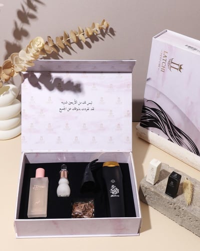 بوكس غيم مبخرة أسود - عطر شعر