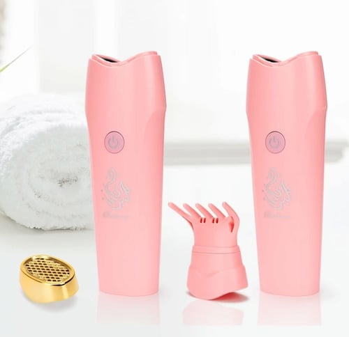 مبخرة إلكتروني وردي