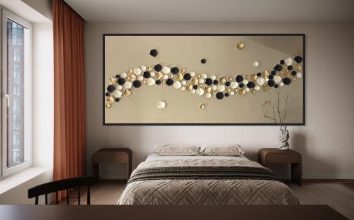 لوحة جبسية صدفية