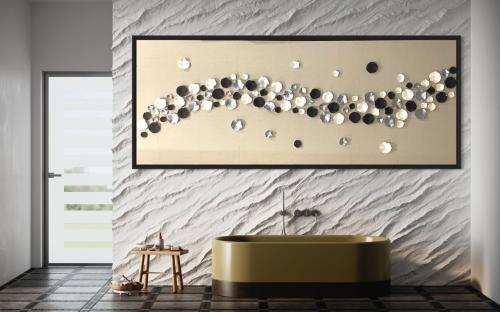 لوحة جبسية صدفية