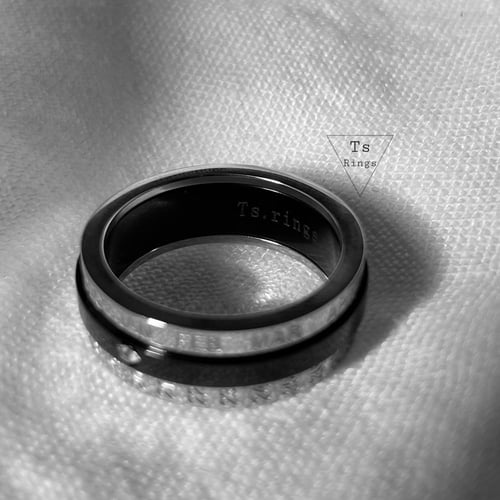 خاتم حفظ التاريخ "فضي واسود"