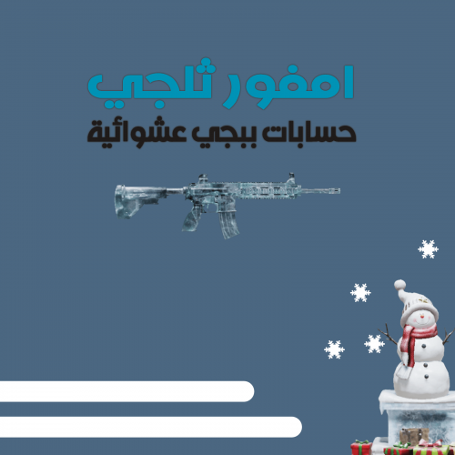 حسابات ببجي العالمية عشوائية ثلجيه - M416 ثلجي