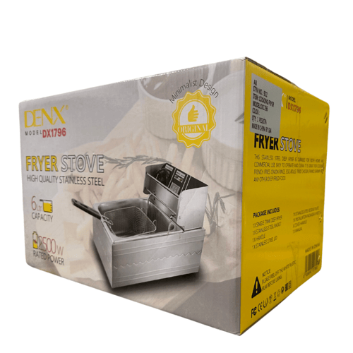 مقلاة كهربائية 6 لتر متعددة الوظائف من الستانلس ست...