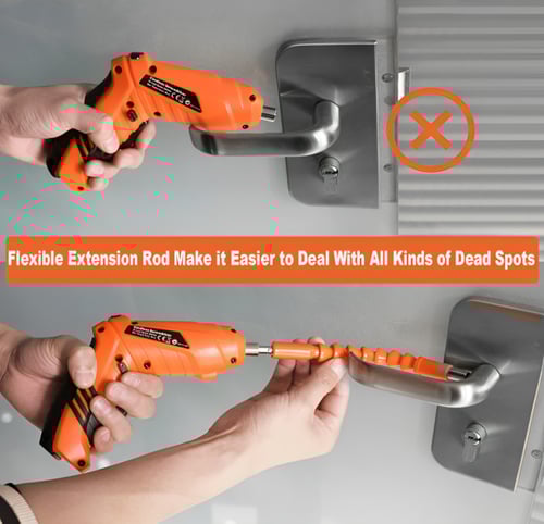 مفك براغي لاسلكي بجميع المفكات ماركة دينكس