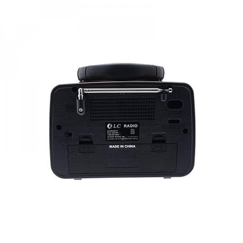 راديو متنقل كلاسيكي مع مكبر صوت يعمل بالبلوتوث