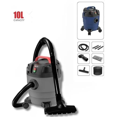 مكنسة كهربائية بسعة 10 لتر، وظيفة النفخ الرطب والج...