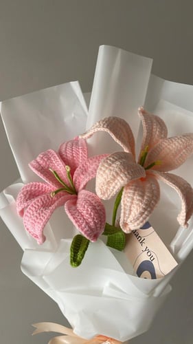 باقة زهرة الزنبق