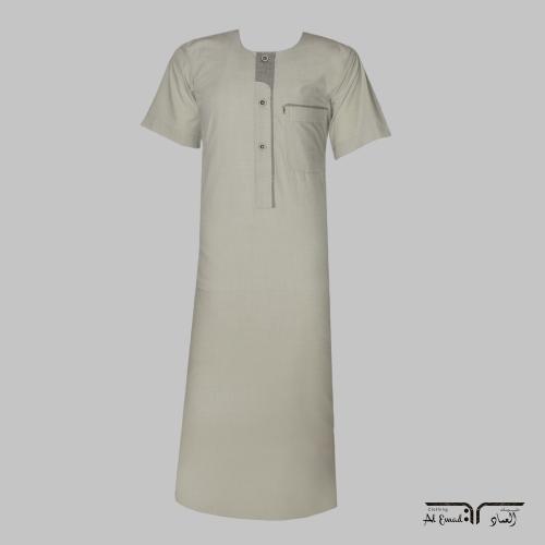 ثوب نوم شبابي مريح بأكمام قصيرة