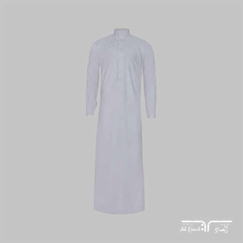 ثوب رسمي رجالي رصاصي فاتح كبك