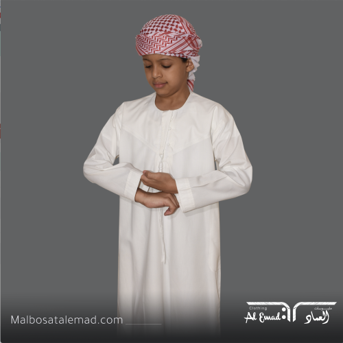 ثوب شبابي اماراتي سكري أنيق