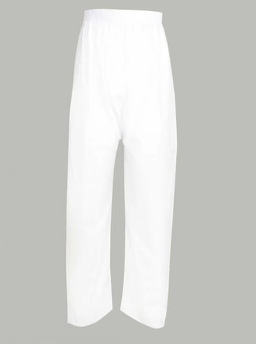 سروال طويل رجالي بكرسي أبيض مريح