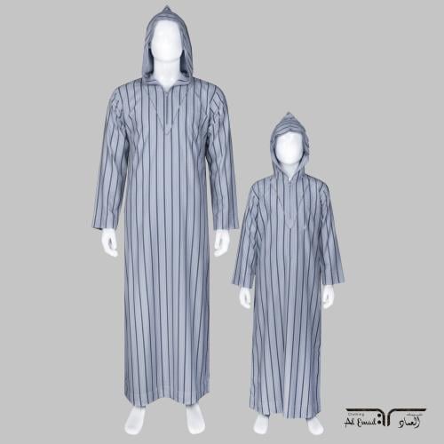 ثوب نوم مطرز قبع مغربي لك ولولدك من ملبوسات العماد