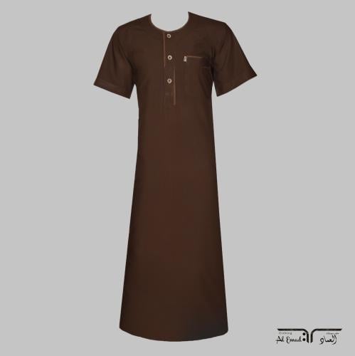 ثوب نوم شبابي مريح بأكمام قصيرة