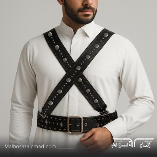 محزم شبابي و رجالي باللون الذهبي