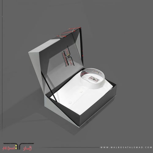 ثوب العماد رسمي سكري زرار رقبة ساده كم سادة من ملب...