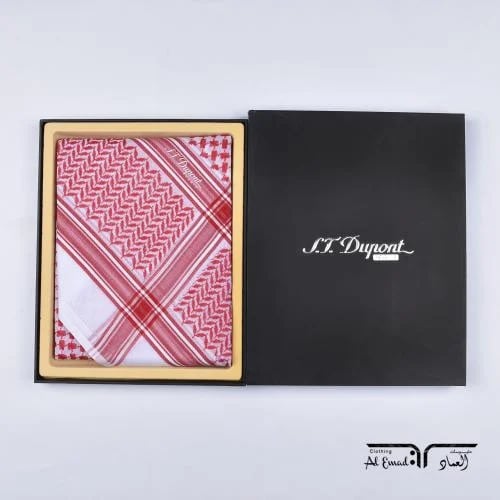 شماغ ديبونت باريس DN -R الأحمر 100% قطن