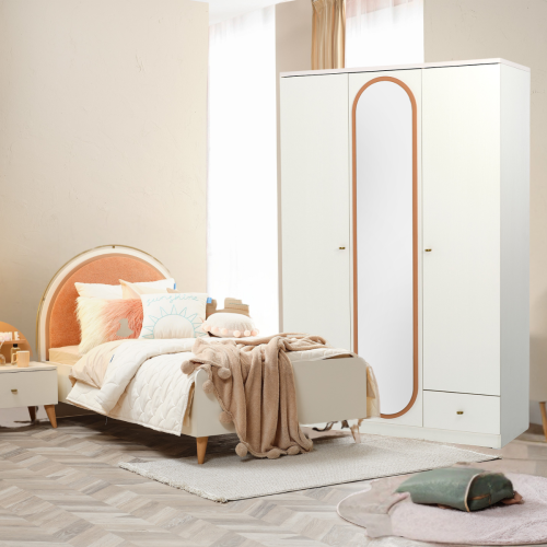 طقم غرفة نوم مفرد (مجموعة لورينا)