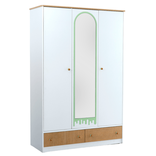 دولاب ملابس 3 أبواب (مجموعة جولي)