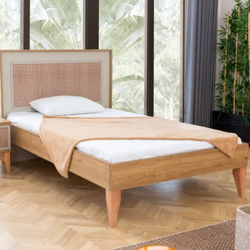 سرير غرفة نوم مفرد مفرد 100X200 ناتشورا