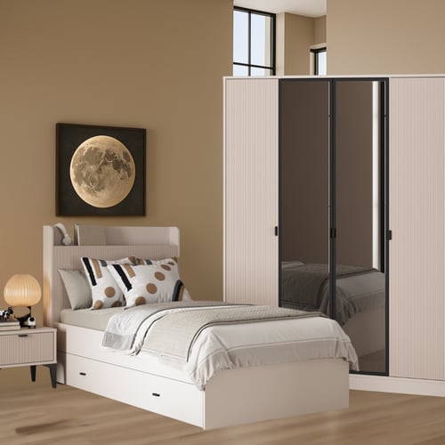 طقم غرفة نوم مفرد (مجموعة زين)