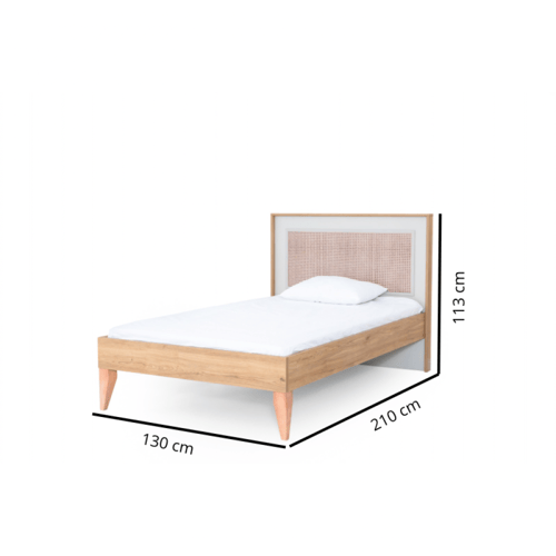 سرير غرفة نوم مفرد مفرد 120X200 ناتشورا