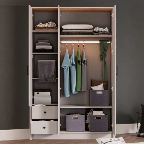 دولاب ملابس 3 أبواب (مجموعة هارموني)