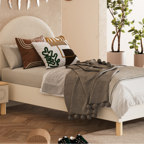 سرير مفرد مودرن 120X200 (مجموعة بوهيم)