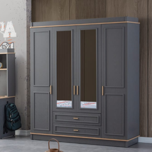 دولاب ملابس 4 أبواب (مجموعة بيست)