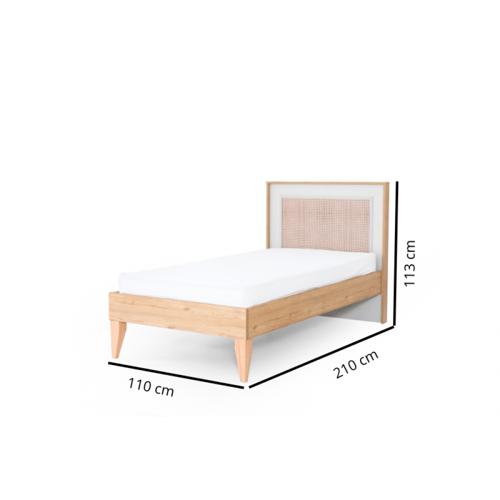 سرير غرفة نوم مفرد مفرد 100X200 ناتشورا