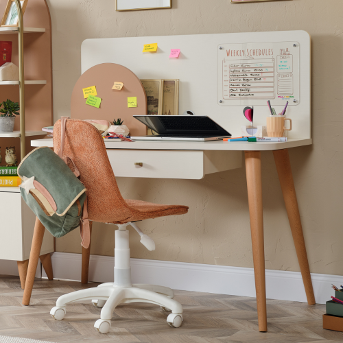 مكتب دراسي منزلي خشبي (مجموعة لورينا)