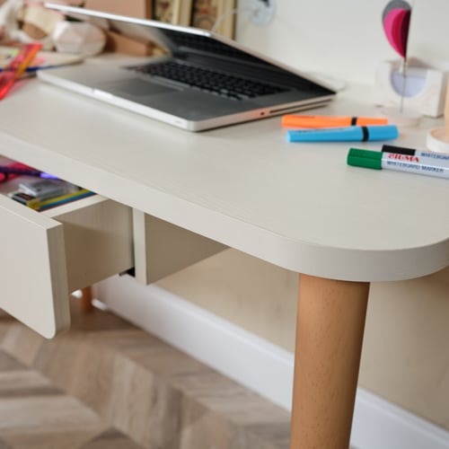 مكتب دراسي منزلي خشبي (مجموعة لورينا)