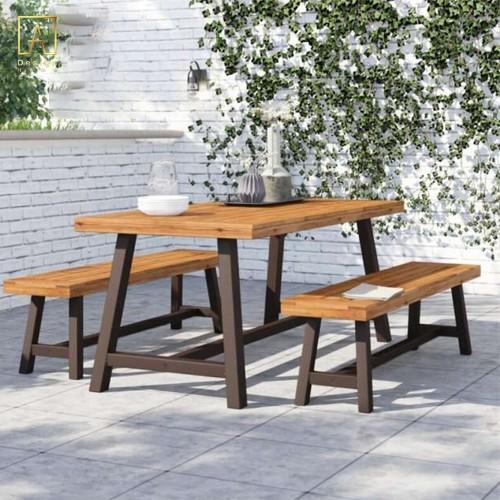 جلسة خارجية لون بيج ي للاسطح و ارجل لون ب ن غامق 0...